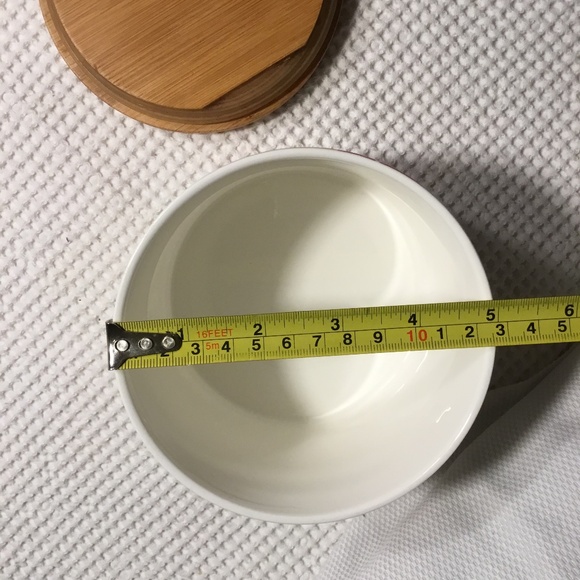 Gracie China By Coastline Imports ~ Floral Kitchen Canister With Wooden Lid - Picture 8 of 9